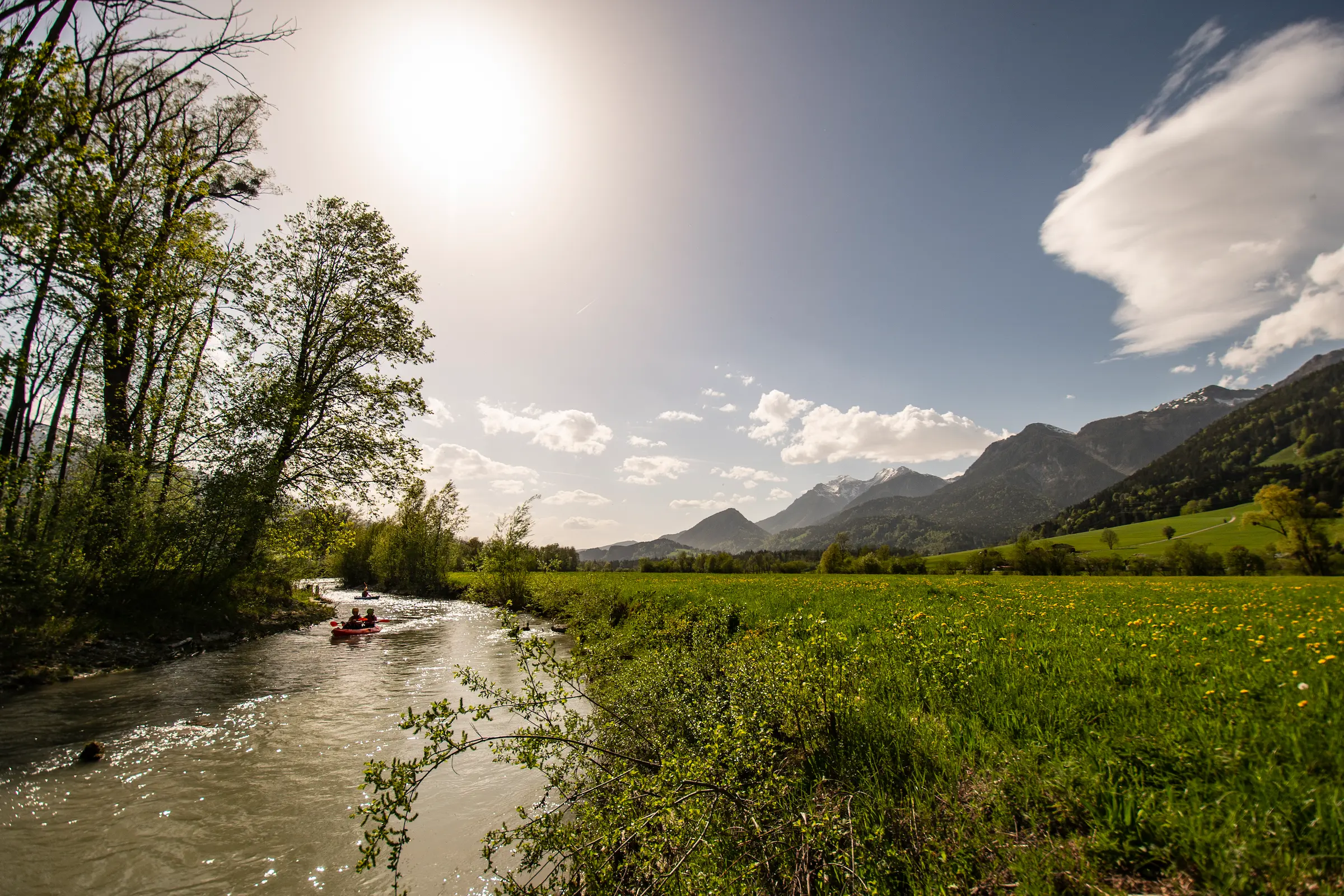 Sightseeing entlang der Enns